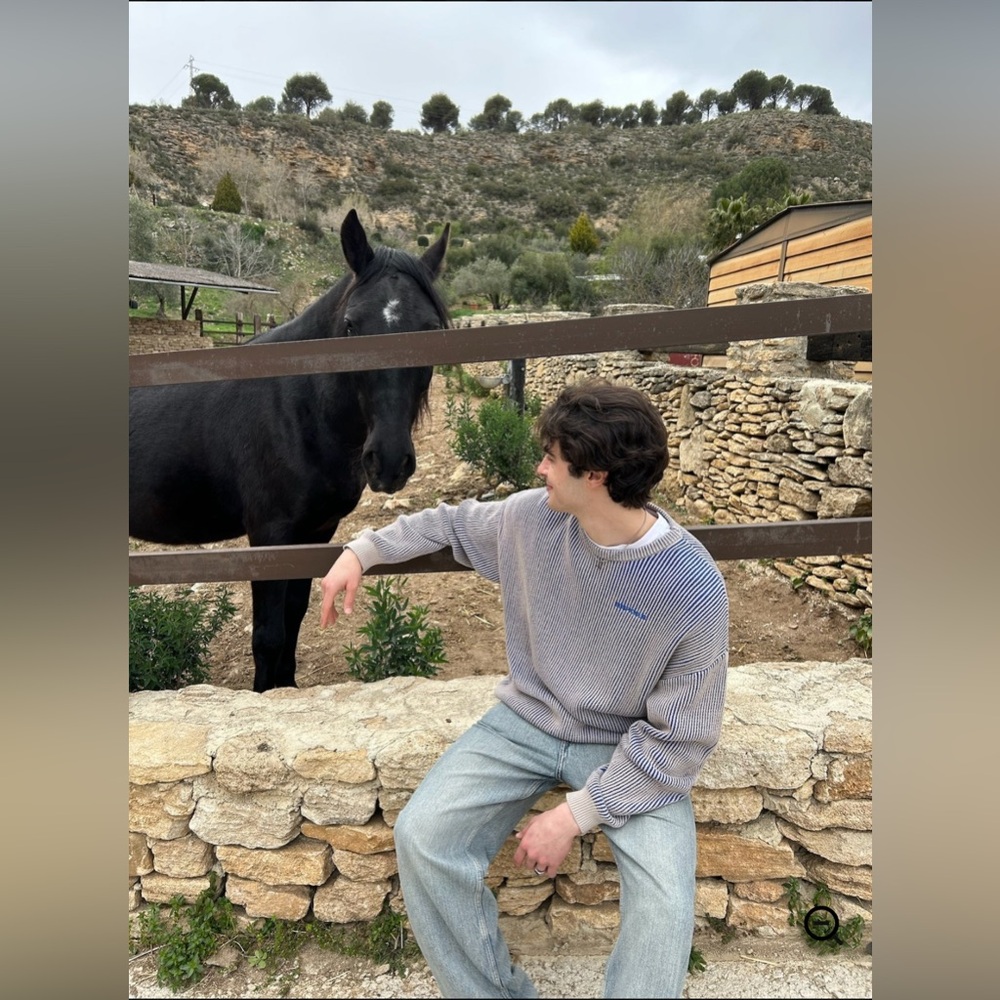 Suspicious Antwerp Vintage Blue Sweater